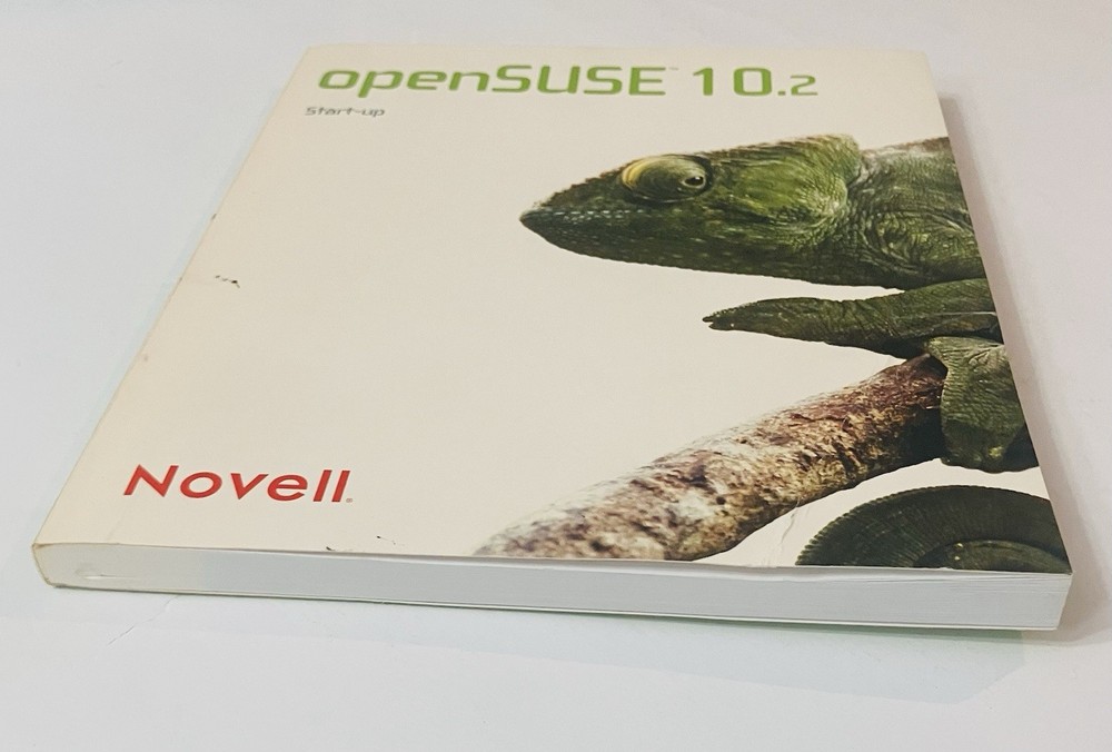 openSUSE 10.2 Start-Up Guide Novell (2006) Linux Manual Softcover, VG Clean
