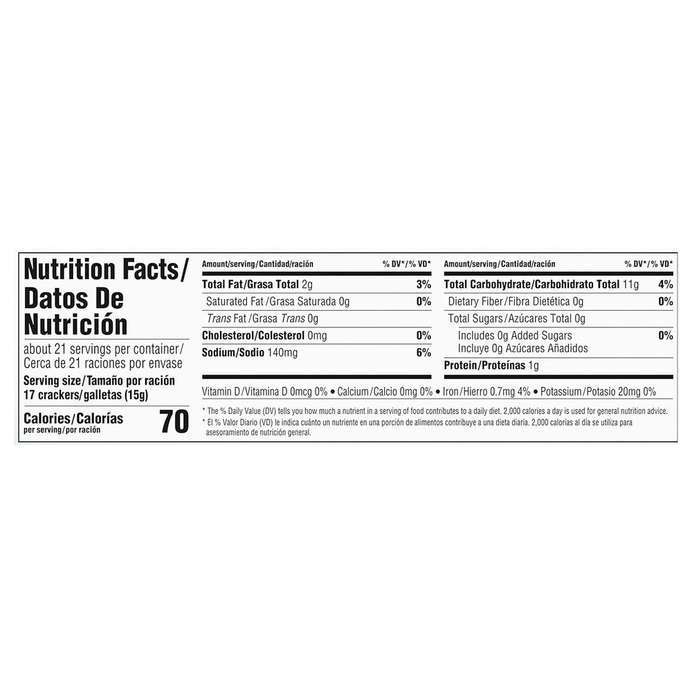 Original Mini Saltine Crackers, 6 - 11 Oz Boxes