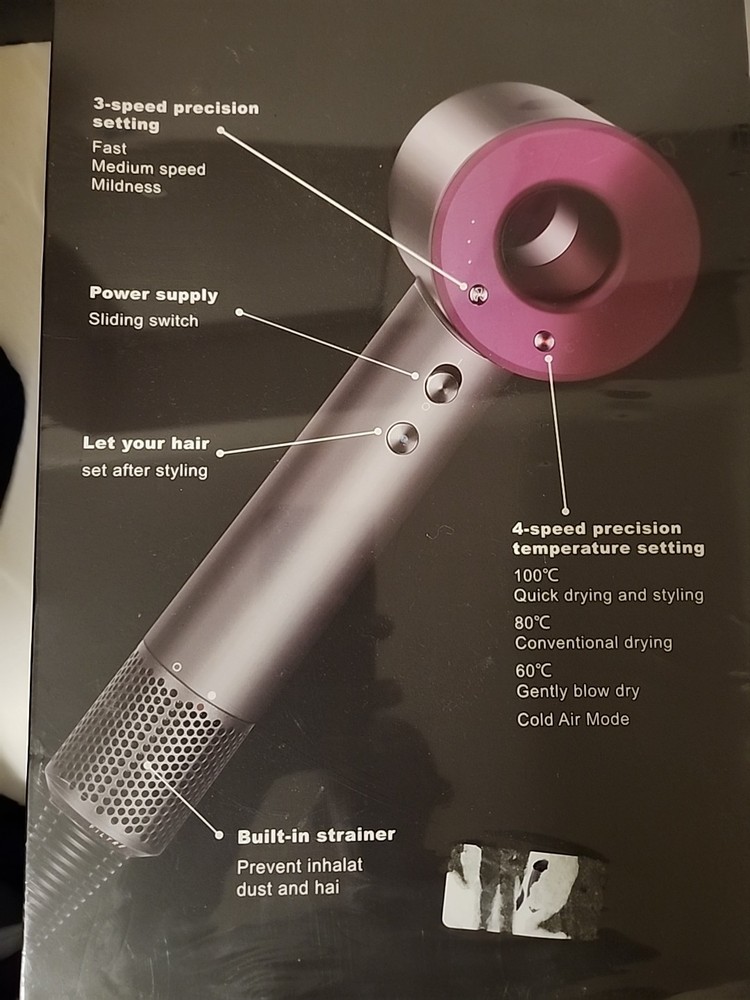 Advanced Hair Dryer 4 Speed Precision Temp Set. Not Dyson