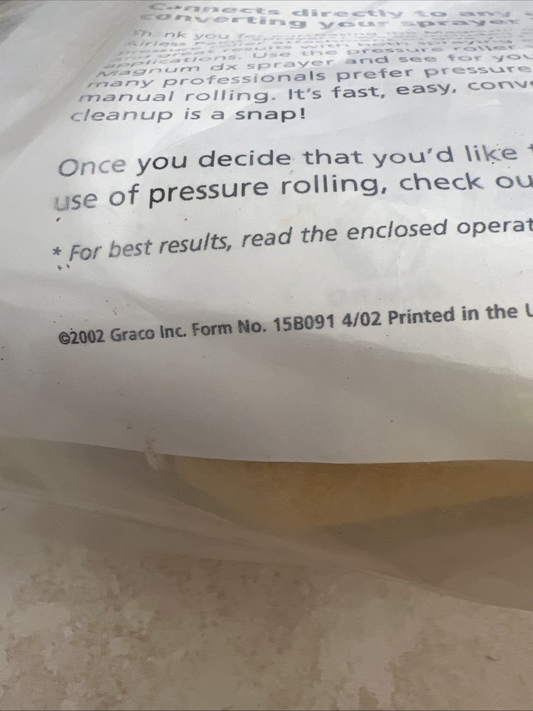 Magnum Pressure Roller Brand New