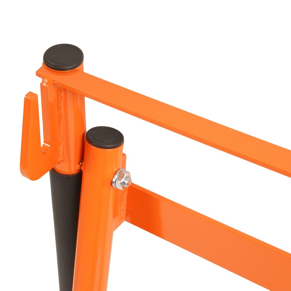 Orange 5 Step Utility Access Ladder Designed For Trailers With 48" Deck Rails