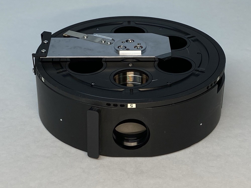 OLYMPUS IX2-RFAC FLUORESCENCE 6 POSITION FILTER TURRET