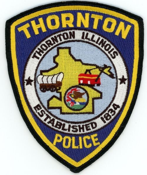 ILLINOIS IL THORNTON POLICE NICE SHOULDER PATCH SHERIFF