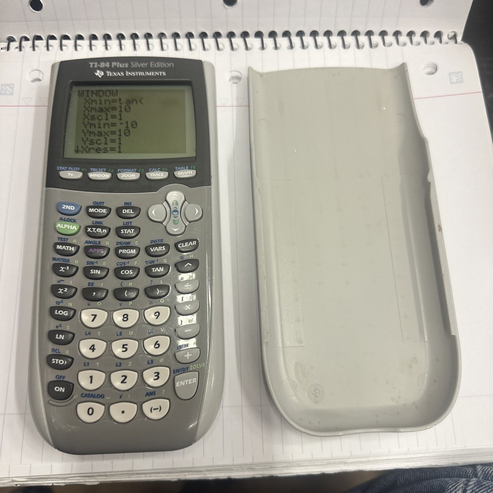 TI 84 Plus Silver Edition Graphing Calculator. Tested And Working