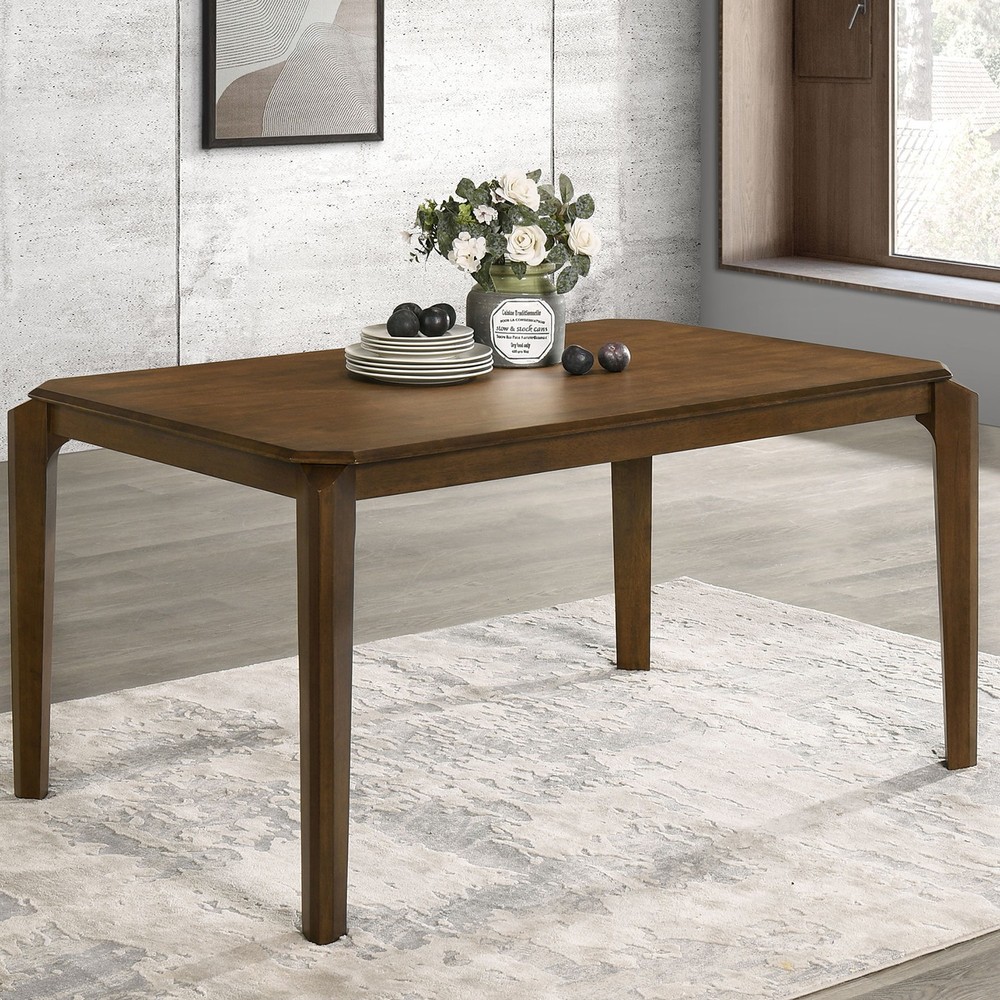 Warren Dark Brown Rectangular Dining Table