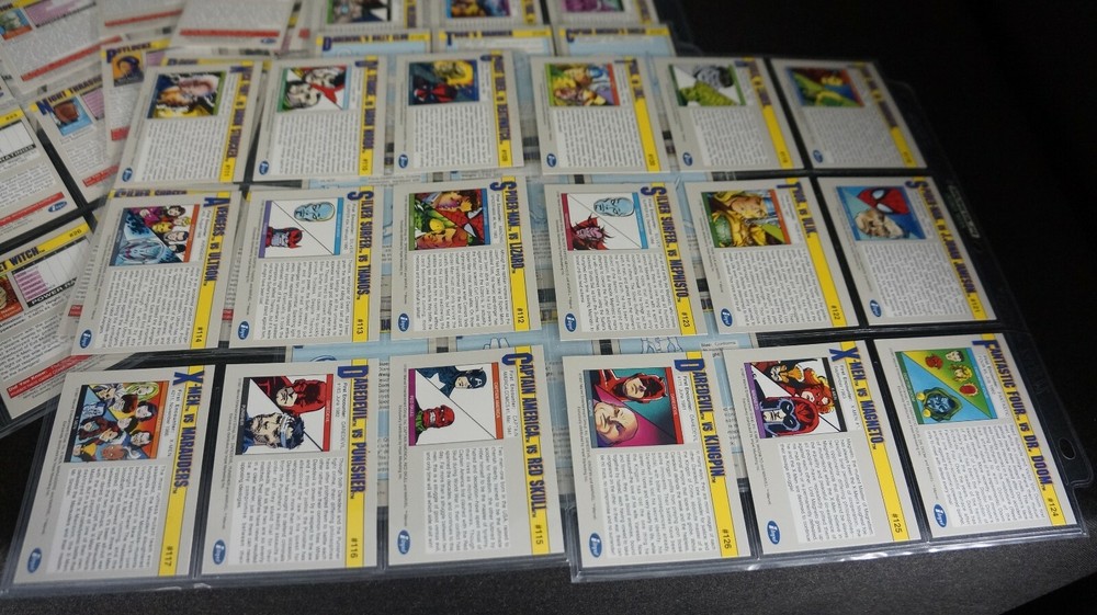 Set 160 MARVEL UNIVERSE CARDS Including Thanos #85 EXCELLENT