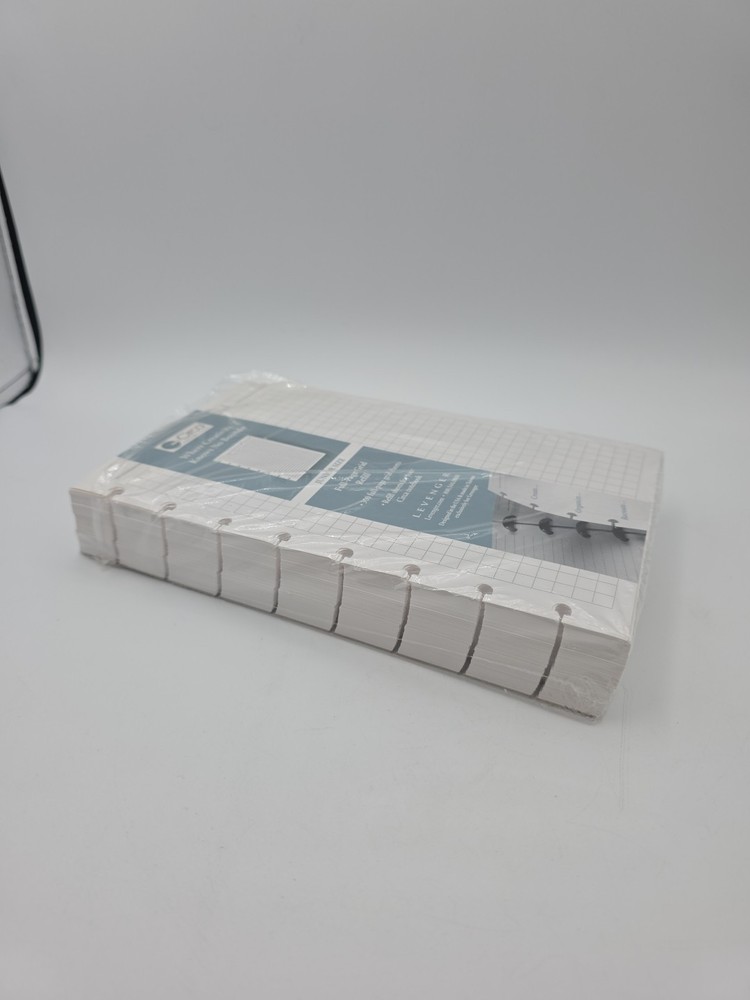 Levenger Junior Size Full Page Grid Refill Sheets For Circa Notebook Open Pack