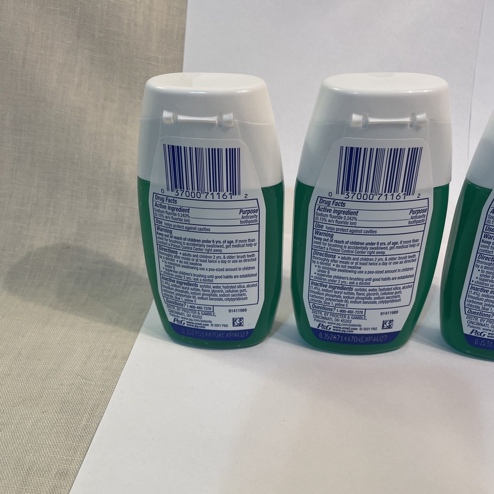 6 Crest Scope Outlast Anticavity Fluoride Toothpaste 4.6 fl oz EXP 2027