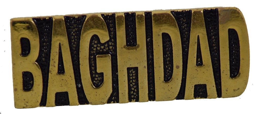 BAGHDAD IRAQ HAT PIN