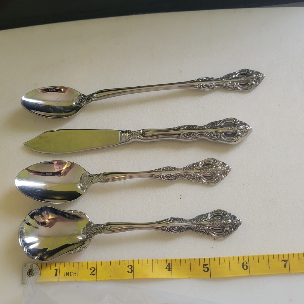 Oneida MICHAELANGELO Cube Stainless Glossy USA Flatware Silverware UCHOOSE 1420