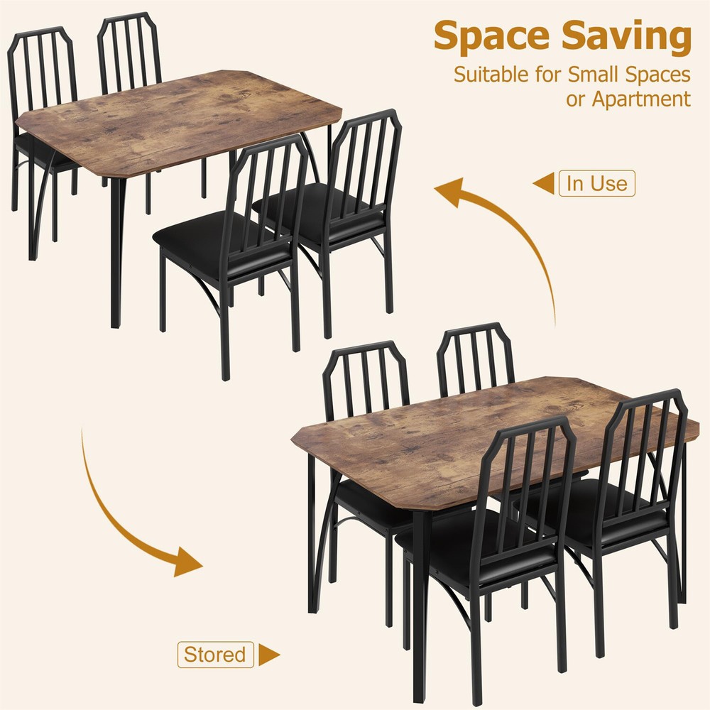 ✅Dining Room Table Set for 4 Kitchen Table and Chairs for Kitchen Dining Room NE