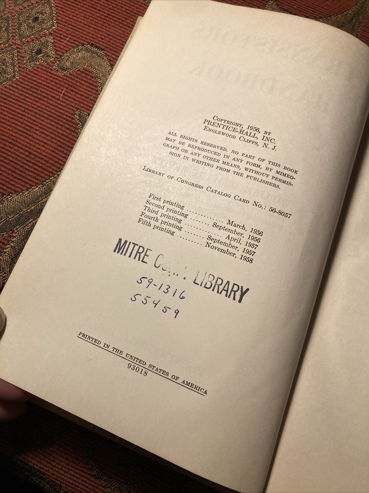 Transistors Handbook WD Bevitt 1956