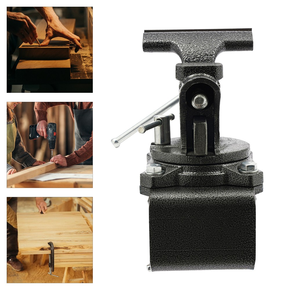 4.5" Bench Vise, Table Vise For Workbench, Multi-Purpose Heavy Duty Bench Vise