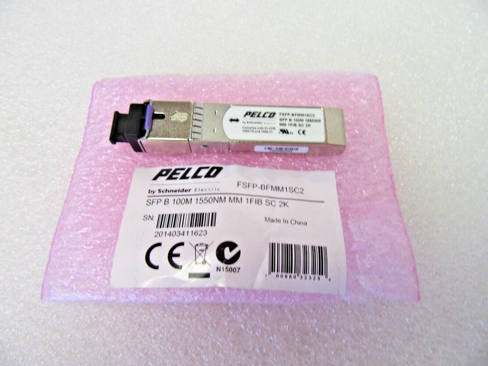 Pelco FSFP-BFMM1SC2 1 Channel Multi-Mode Fiber Receiver, SC
