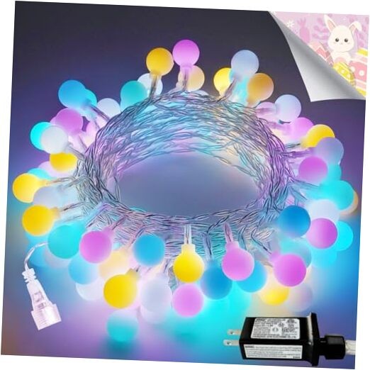 Connectable 100LED Easter 100 LED Connectable with Timer Easter Multicolor