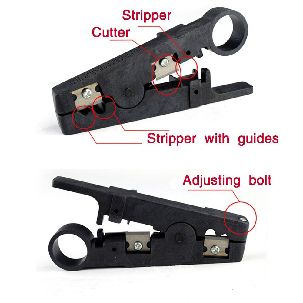 MultiFunction Cable Stripper Cutter RJ45 Stripper for UTP STP RJ45 Network Tools