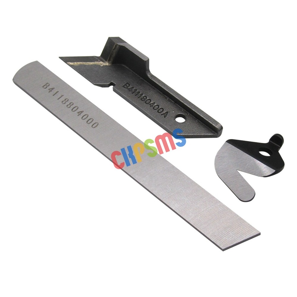 UPPER & LOWER & THREAD CHAIN CUTTER OVERLOCK KNIVES - FOR JUKI MO-816 CLASS