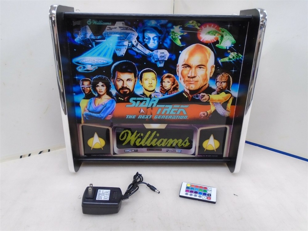 Williams Star Trek Next Generation Pinball Head LED Display light box