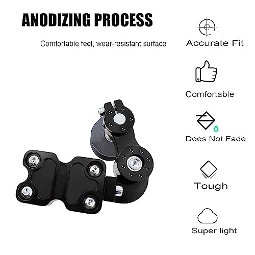 Universal Motorcycle CNC Aluminum Chain Adjuster Tensioner Modified black