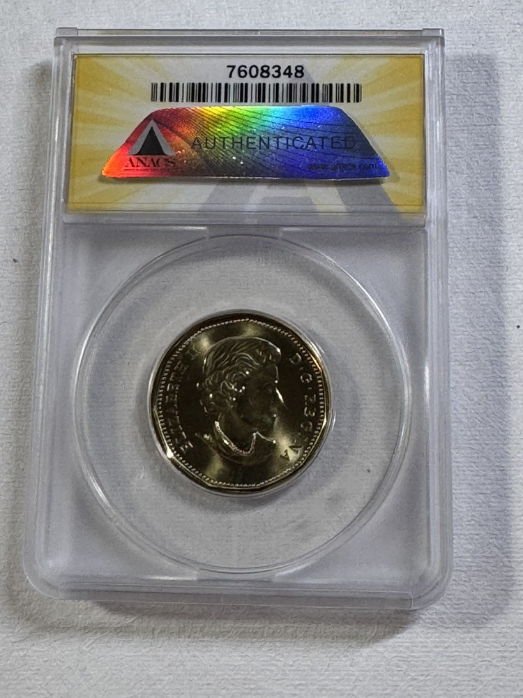 2014 Canada 1 Dollar Wedding Graded MS 69 by ANACS