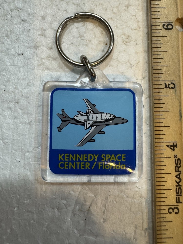Vintage Kennedy Space Center- Space Shuttle Keychain