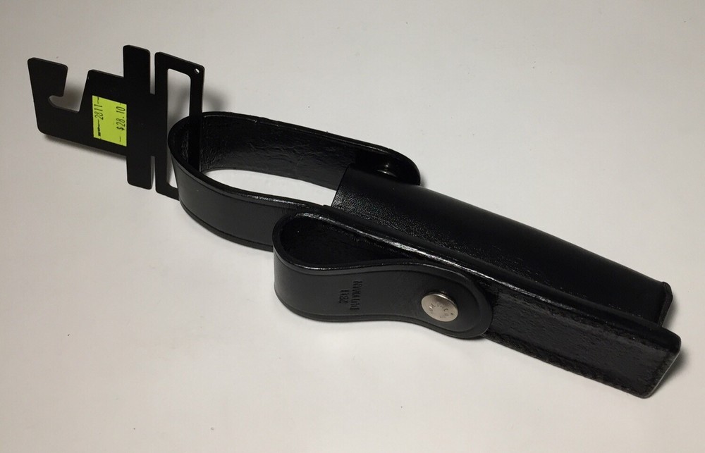 Dutyman Plain Stinger Flashlight Black Leather Pouch Case 2811