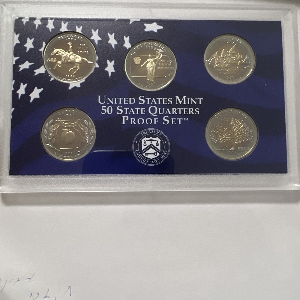 1999 US proof set in original box and packaging