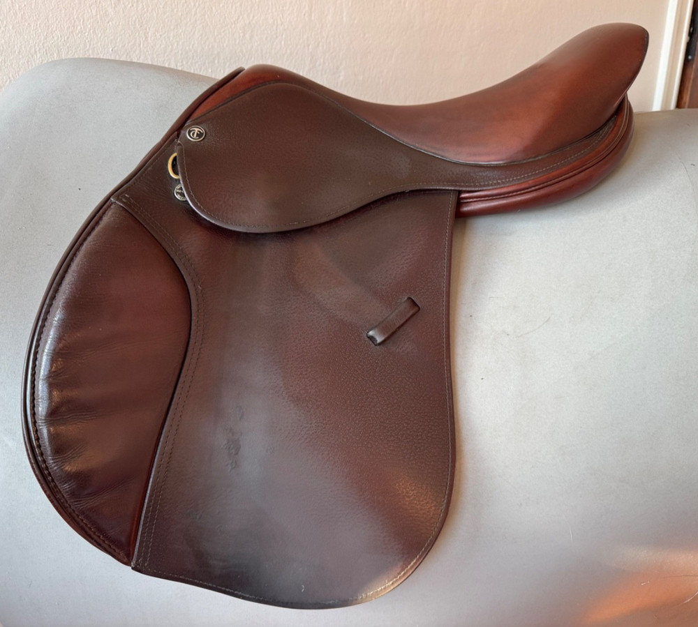 17" Tad Coffin A5 Performance Saddle - Grain / Calf