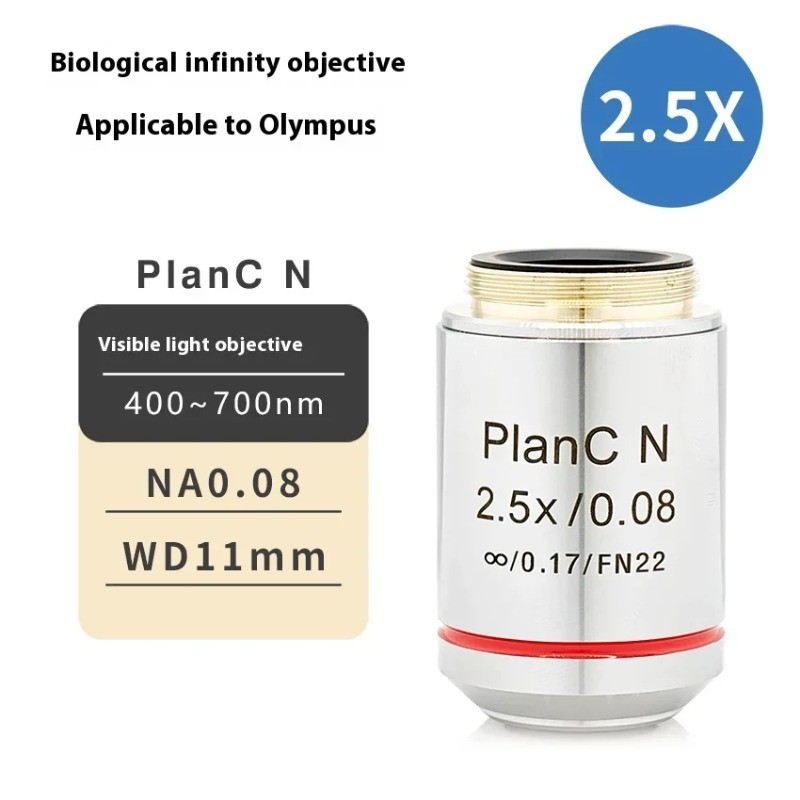 Plan Achromatic Infinity-Corrected Microscope Objective Lens f Olympus CX23 PLCN