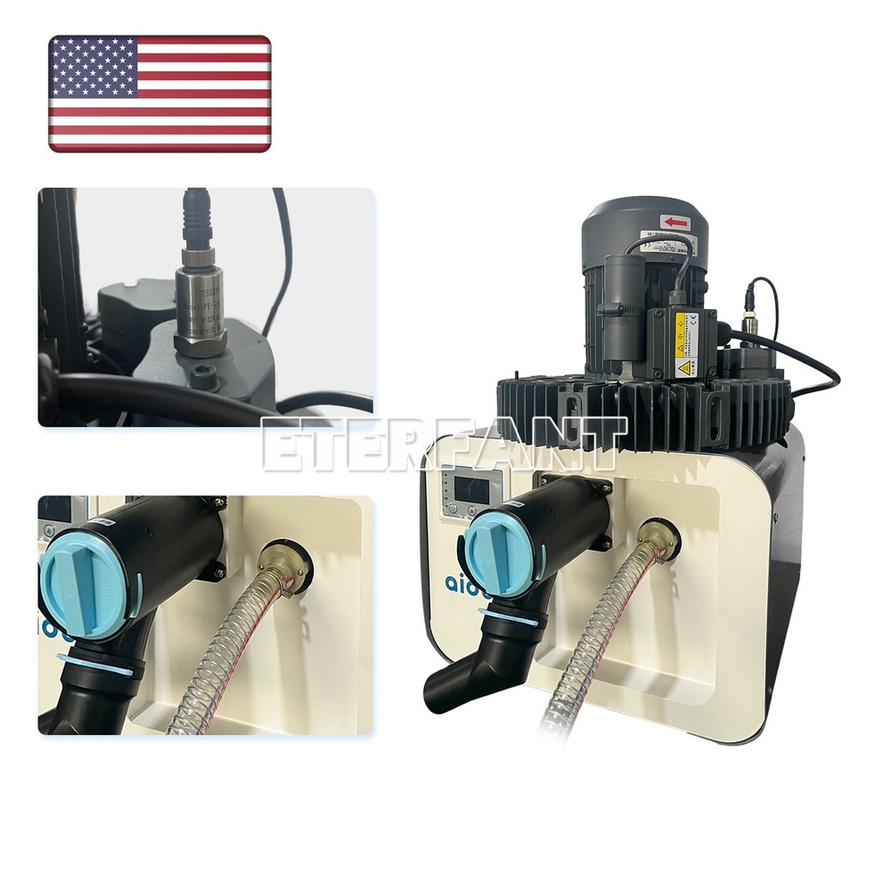 Dental Electric Suction Machine Vacuum System Semi-Dry Type Support 4-6 Chairs