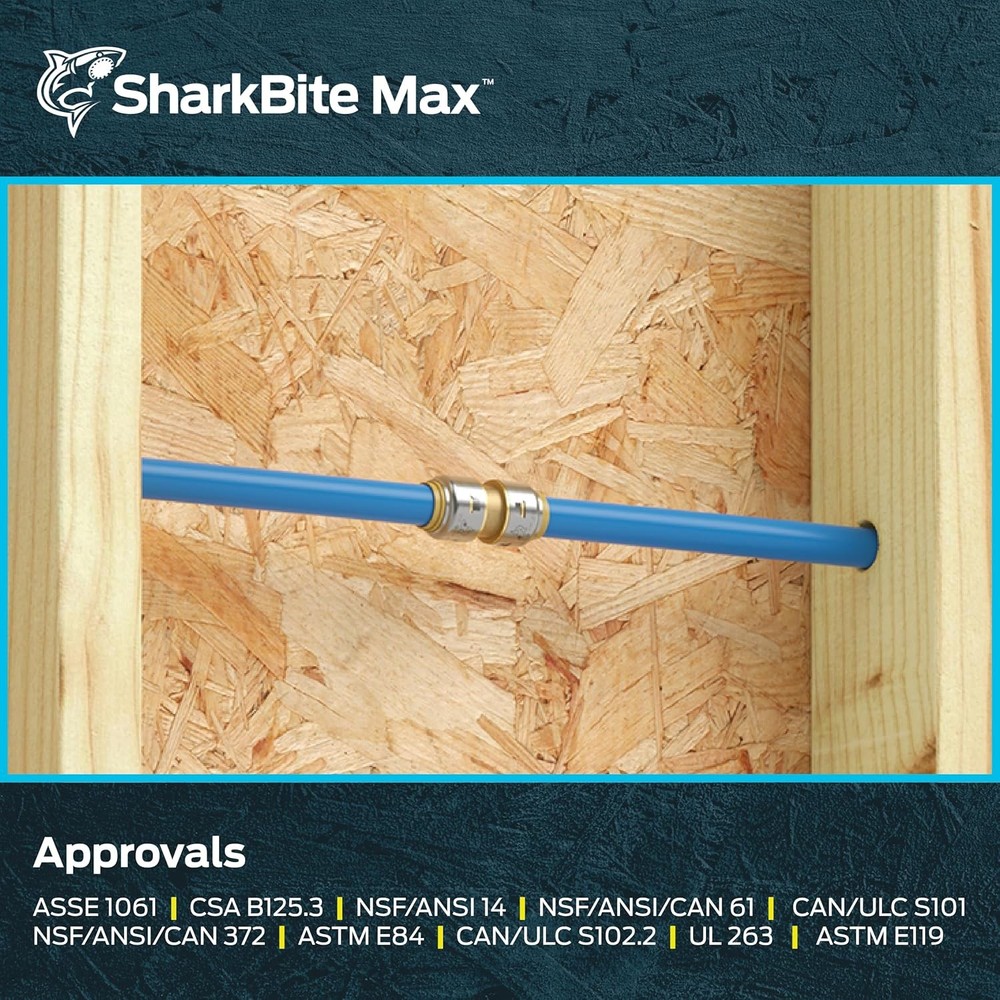 Max Coupling,Push to Connect Brass Plumbing Fitting,PEX Pipe,CPVC,PE-RT