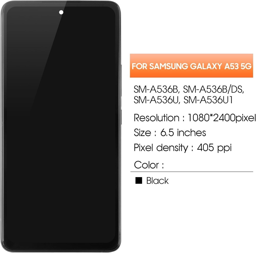 For Samsung Galaxy A53 5G OLED Touch Digitizer Screen Replacement Assembly Kits