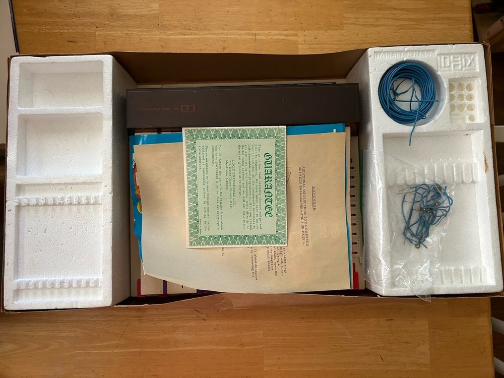 Vintage 1974 Logix Electronic Computer 0-600 Miniature Computer RARE Untested