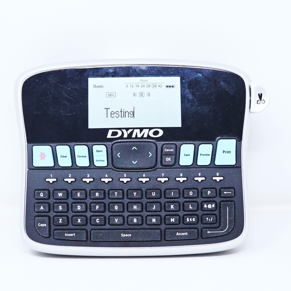 Dymo LabelManager 360D Desktop Label Maker Thermal Printer w Battery AC Adapter