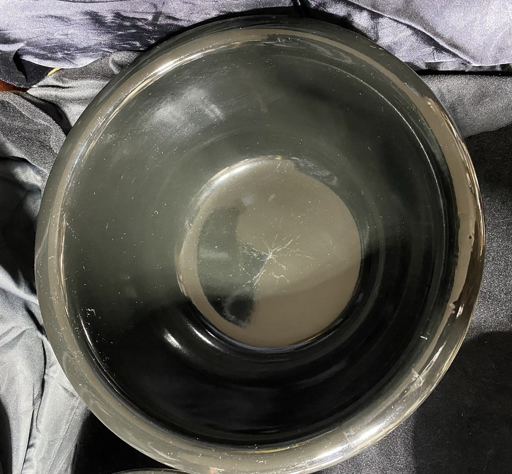 Set 3 Corelle Coordinates Stoneware Mixing Bowls 1,2,3 Quart Black Stripe
