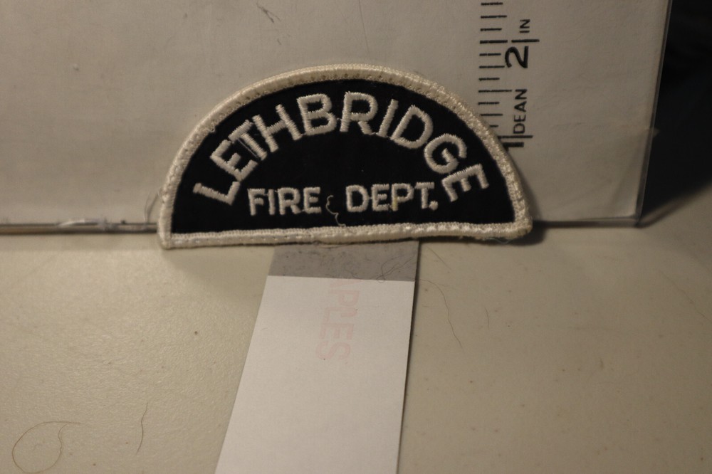 fire patch  LETHBRIDGE  FIRE DEPT ALBERTA CANADA