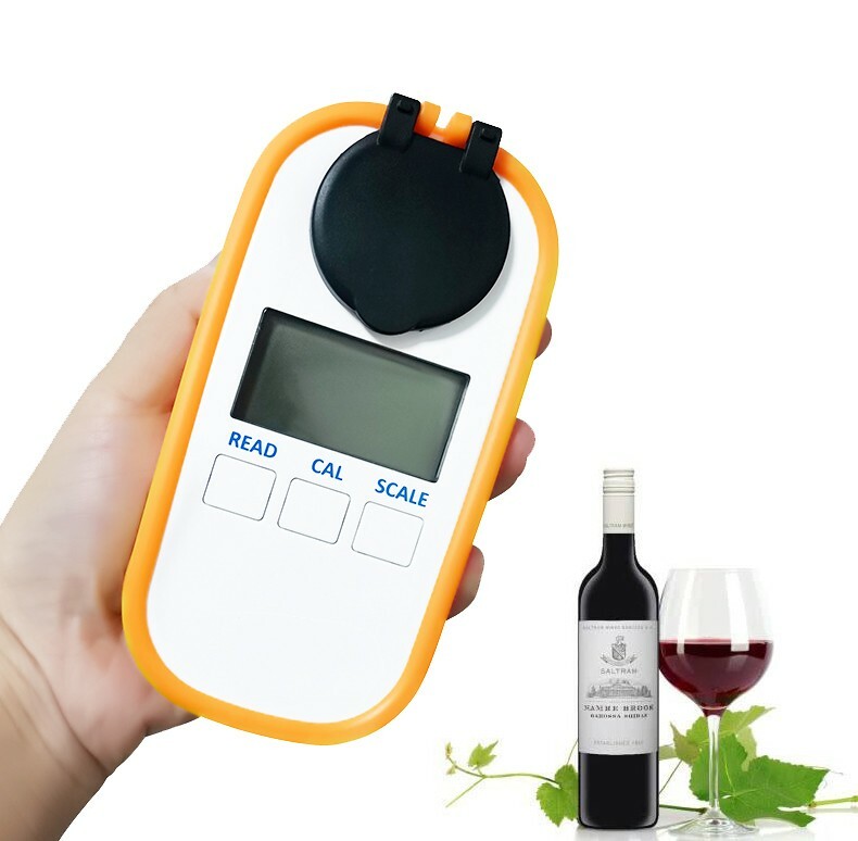 For Handheld Alcohol Refractometer Wine Alcohol Brix Meter KMW Tester Tool