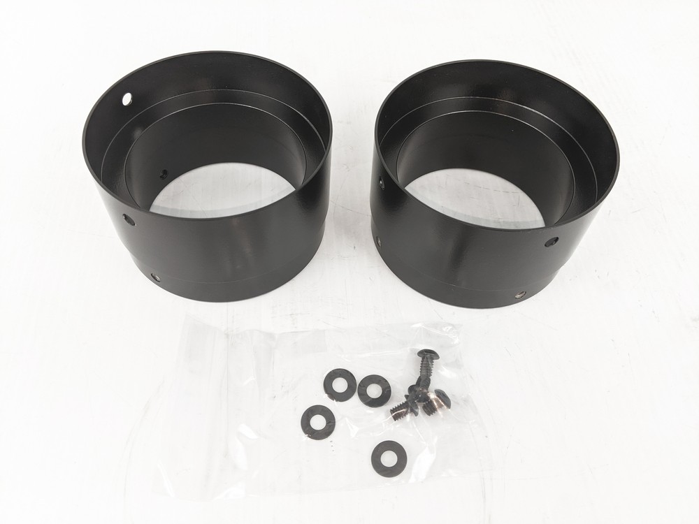Tab Performance Black 2" Tip Compatible Exhaust Extensions for 4.5" Mufflers