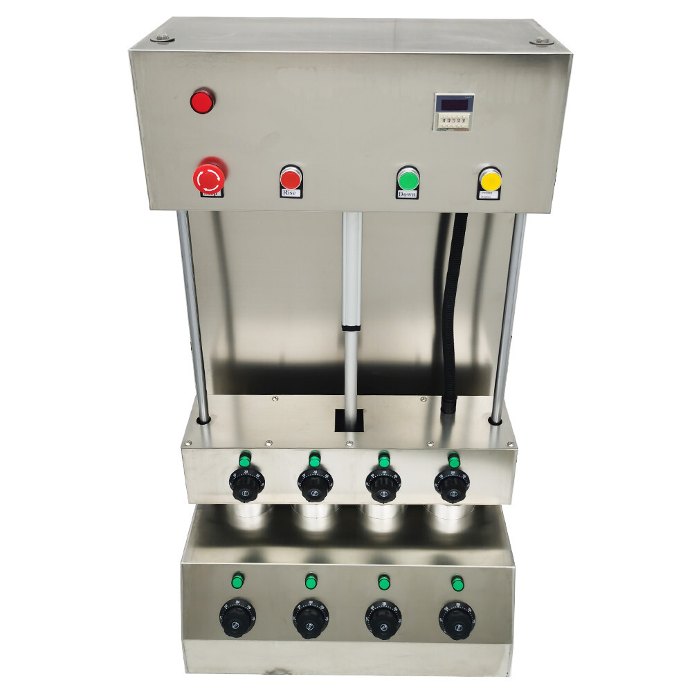 Pizza Cone Forming Making Machine 110V 4 Heads Pizza Cone Forming Machine