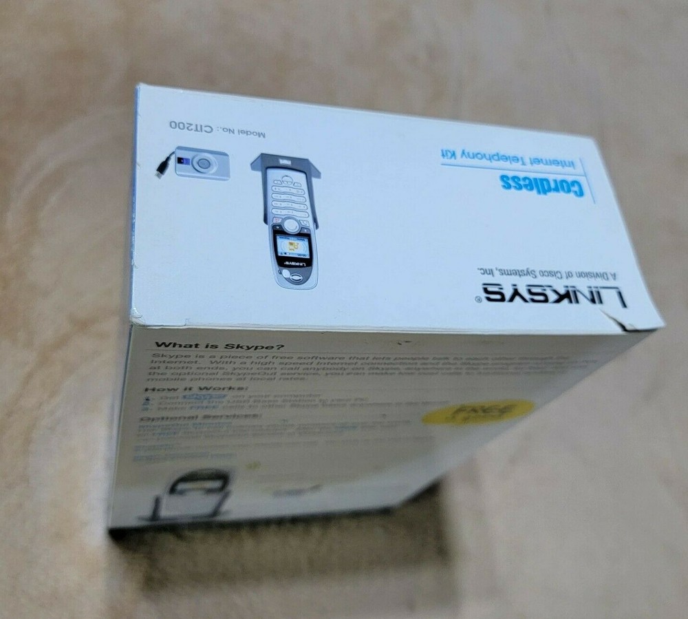 LINKSYS SKYPE CORDLESS INTERNET TELEPHONY KIT
