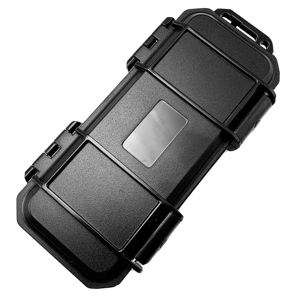 EDC Tactical Waterproof Folding Knife Storage Tool Box Shockproof 6.9"x2.75"x1.5