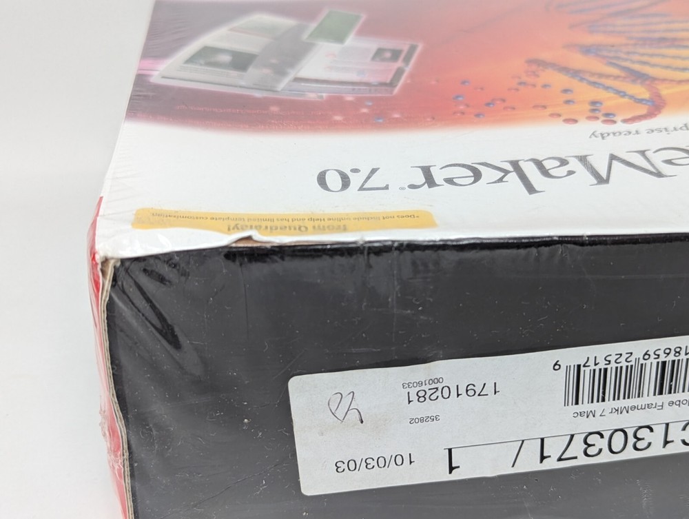 Adobe FrameMaker 7.0 for Mac Full Retail - SEALED NEW