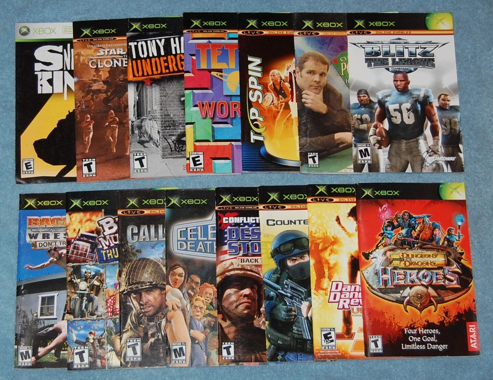 Counter-Strike Microsoft Xbox Manual (Manual Only)