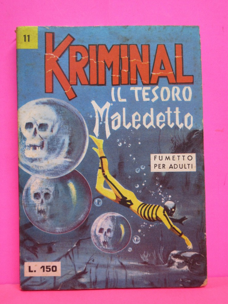 KRIMINAL First Series No. 11 THE CURSED TREASURE Original Horn Great!