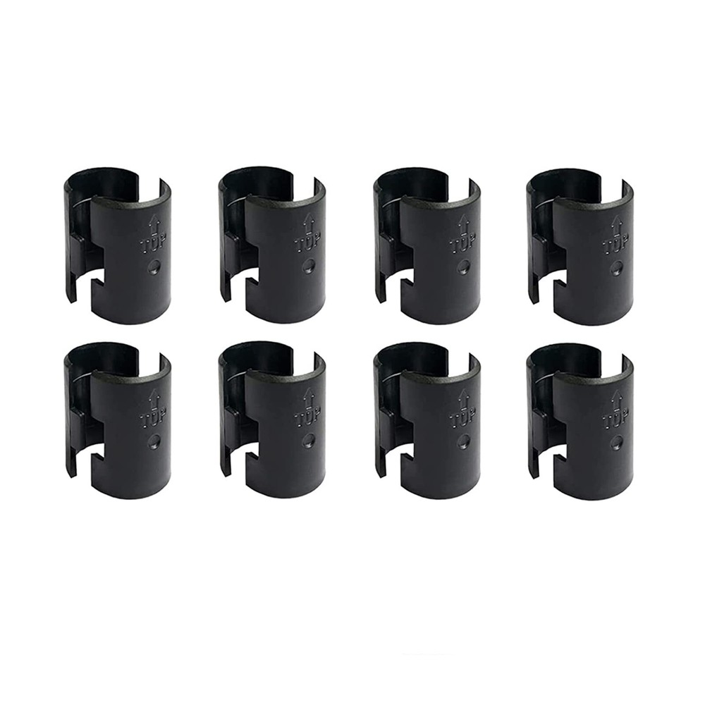 Wire Shelf Clips Shelving Sleeves - 16 Pack Shelf Lock Clips for 1" Post