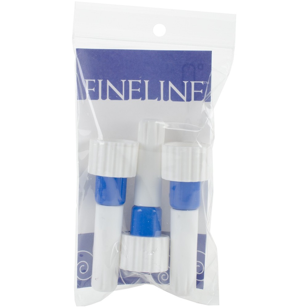 Fineline 20 Gauge Applicator Tip 3/Pkg-20/410 Blue Band - 2 Pack