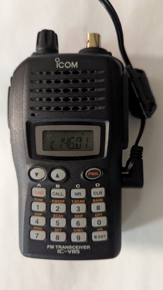 Icom IC-V85 2 Meter 144-148Mhz Ruggedized Handheld Transceiver 7 watts output