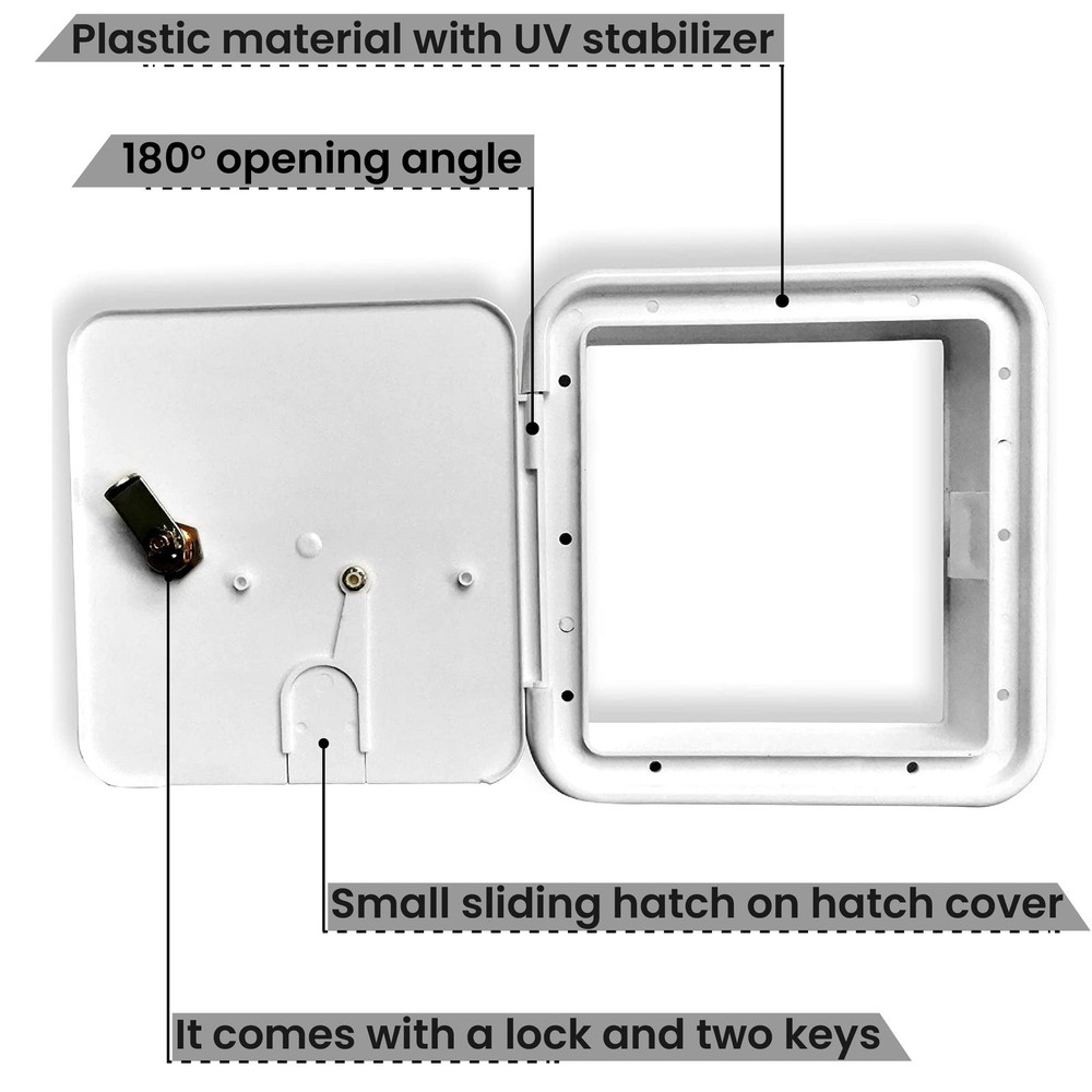 Lock | Rv Electrical Cable Hatch Lock With Key | Rv Cable Hatch Lock With Key |