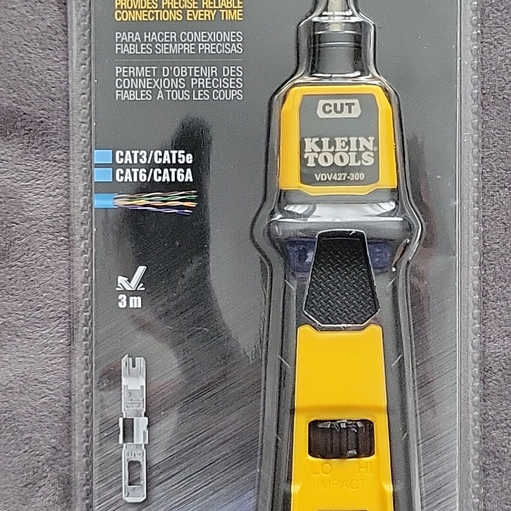 Klein Tools VDV427-300 Impact Punchdown Tool 66/110 Blade