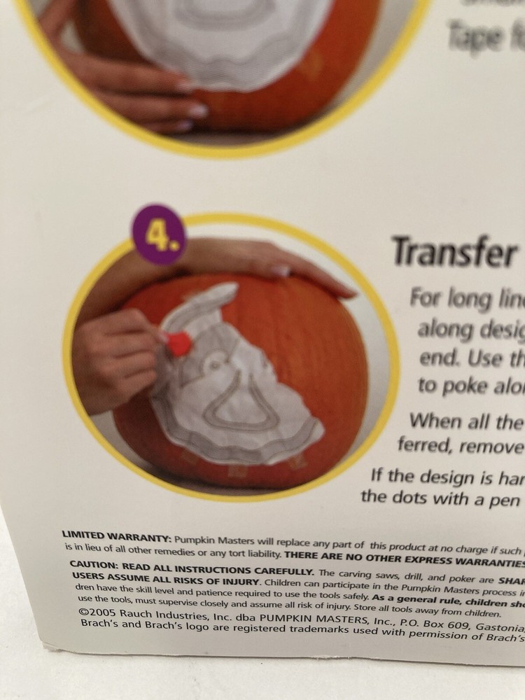 pumpkin carving kit 2005 new/sealed